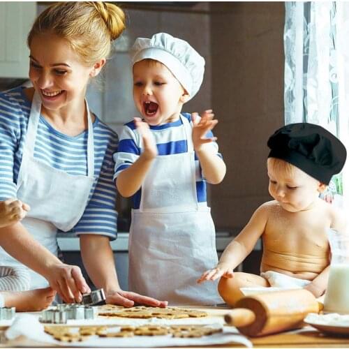 Children Front Pocket Bib Apron Kid Boys Girls Apron Kitchen Child Craft Child Painting Cooking Drink food Apron Baby Pinafore