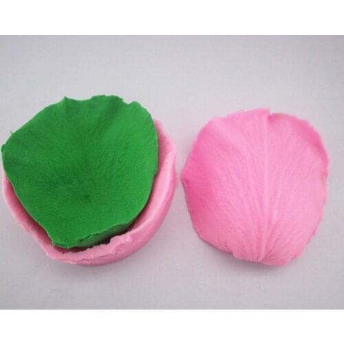 Flower petal shape mold clay mould fondant cake molds soap chocolate mould for the kitchen baking 025