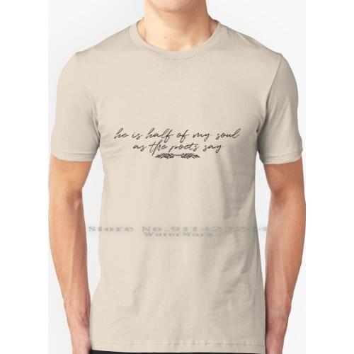 He Is Half Of My Soul T Shirt 100% Pure Cotton The Song Of Achilles Madeline Miller Patroclus Achilles Illiad Patrochilles