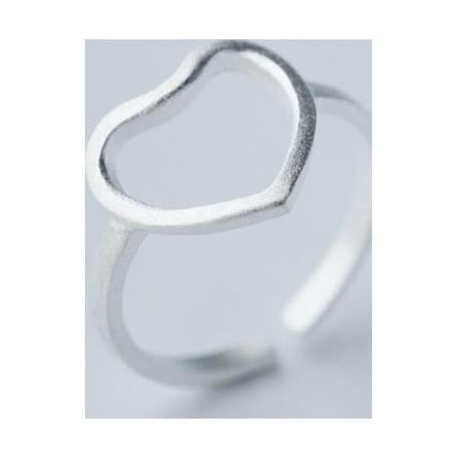 Jisensp 2020 Fashion Small Heart Shaped Wedding Ring for Woman Minimalist Jewelry Love Finger Ring BestFriend Gift Dropshipping