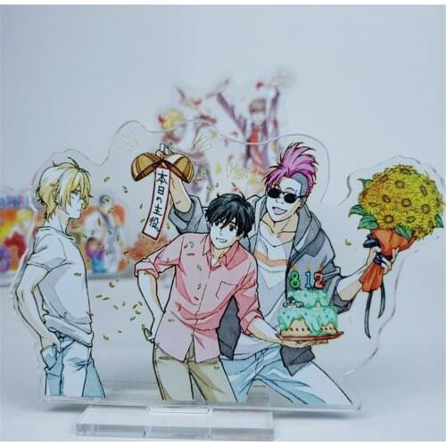Anime Banana Fish Ash Lynx Okumura Eiji Acrylic Stand Figure Desk Decor Collection Model Toy Cosplay Doll