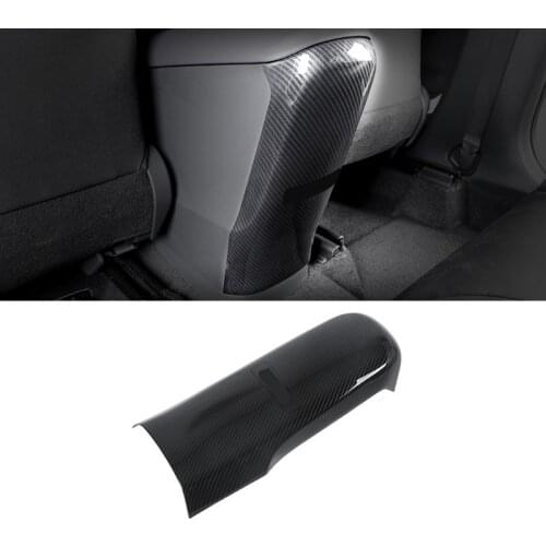Lsrtw2017 Car Rear Armrest Cover Chrome Panel Trim for Toyota Chr 2017 2018 2019 2020 2021 C-hr Accessories Auto Styling Parts