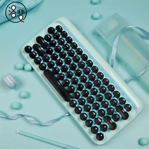 LOFREE Dot Bluetooth Mechanical Keyboard System-wide 79 Key Keyboard adjustable brightness For Smart phone PC Laptop