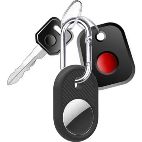 Soft Silicone Case Compatible with AirTags, Portable Protector Anti-Scratches Protective Skin Cover for Dog Tracking