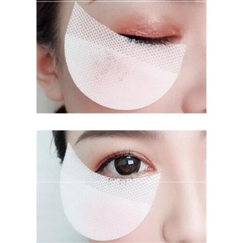 Hot 100pack/lot 100 pcs Eyeshadow Shields Under Eye Patches Disposable Eye Shadow Makeup Protector Stickers Pads Eyes