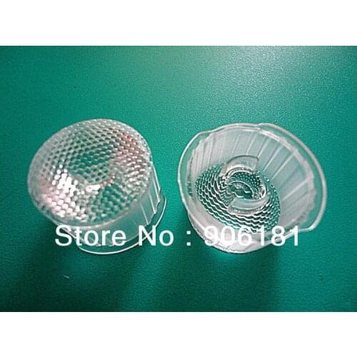 PMR-21.8 Waterproof Led Lens, 15, 30, 45, 60, 90, 120 degree, Lens diameter 21.8mm, Bead surface, PMMA materials