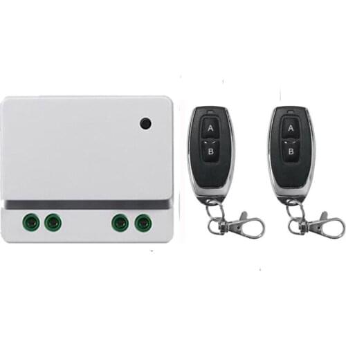 AC 110V 220 V 1CH 1CH Radio Controller RF Wireless 10A Relay Remote Control Switch 315 MHZ 433 MHZ Transmitter+ Receiver