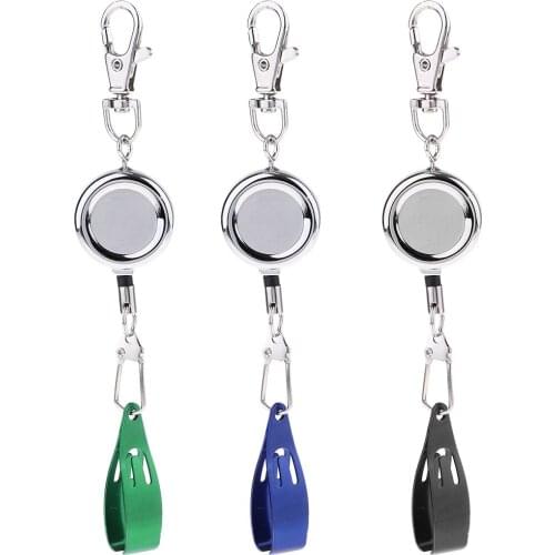 Stainless Steel Line Nipper Cutter Clipper with Zinger Retractor Fly Fishing Accessories 5.9 inch Length