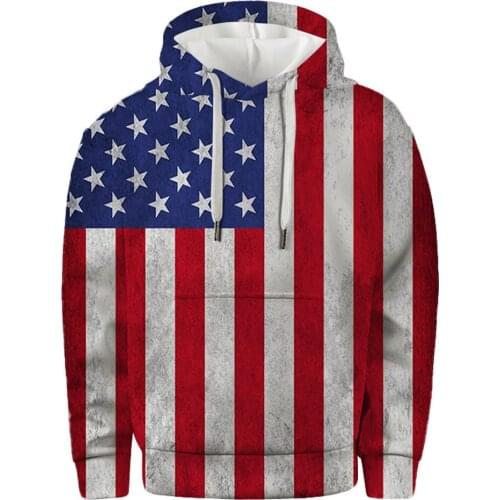 National Flag Hoodie Sports All Over Print Long Sleeve Traning Clothes