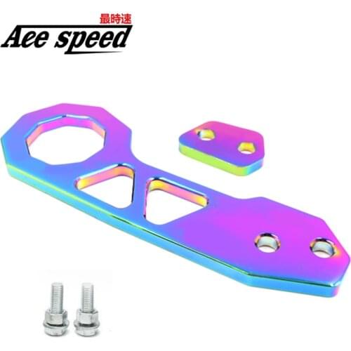 Universal For Password JDM Neo chrome Rear Tow Towing Hook For Honda Civic Toyota