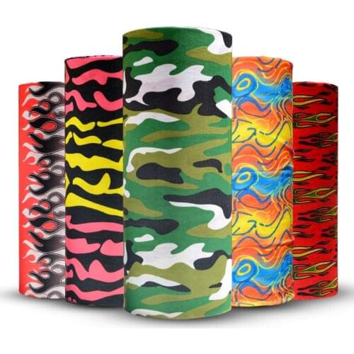 2019 Fashion New Design Skull Bandana Scarf Motorcycle Dustproof Multifunctional Seamless Tubular Hip-hop Headband Neck Scarf