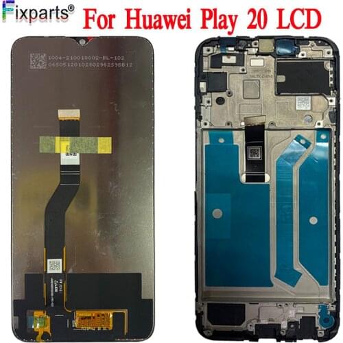 New for Huawei Honor Play 20 LCD Display Touch Screen Digitizer with Frame for 6.26"Honor Play 20 LCD Play20 YAL-L21 LCD display