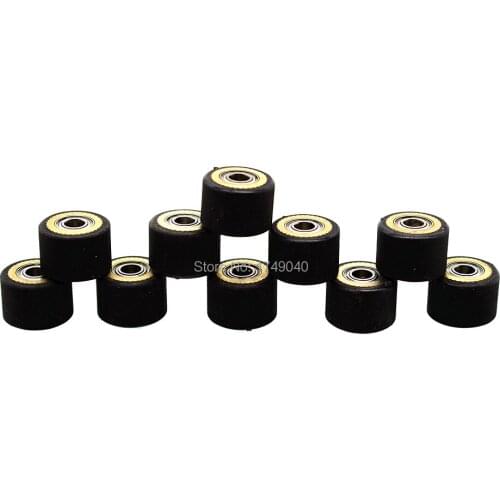 10 Piece Pinch Roller Cutting Plotter Paper Pressing Wheel Printer Parts Tool 4mm x 10mm x 14mm for Roland Vinyl Plotter Cutter