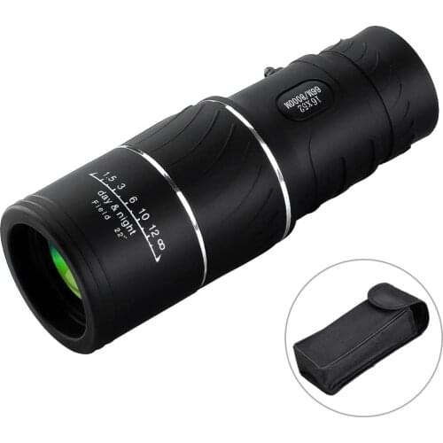 16x52 High Power Monocular Telescope HD Waterproof Mini Portable Telescope Low-light-level Night Vision Dual Focus Telescope