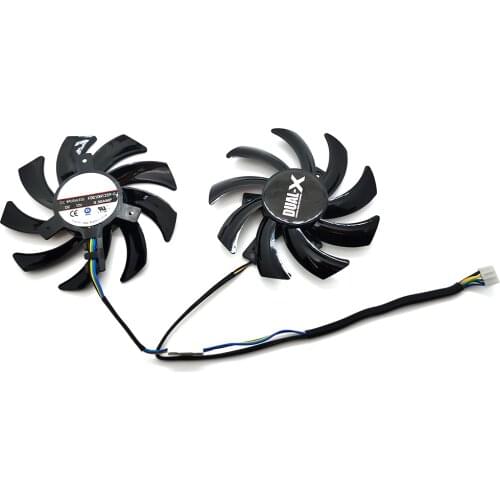 2pcs/lot FDC10H12S9-C 85mm Sapphire HD6850 HD6970 HD7870 2G HD7950 HD7970 Graphics Cooler VGA Card cooling fan