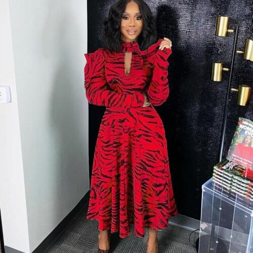 African Dresses For Women African Clothes Africa Dress Print Dashiki Ladies Clothing Ankara Plus Size Africa Women Dress