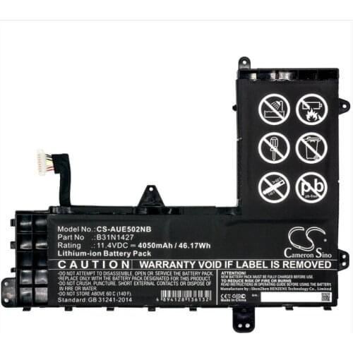 Cameron Sino 4050mah battery for ASUS E502M Eeebook E502MA-XX0078T EeeBook E502MA-XX0079B 0B200-01430000 B31N1427