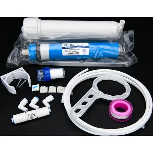 Free Shipping 50gpd VORM RO Membrane + 1812 RO Membrane Housing + Reverse Osmosis Water Filter System Parts
