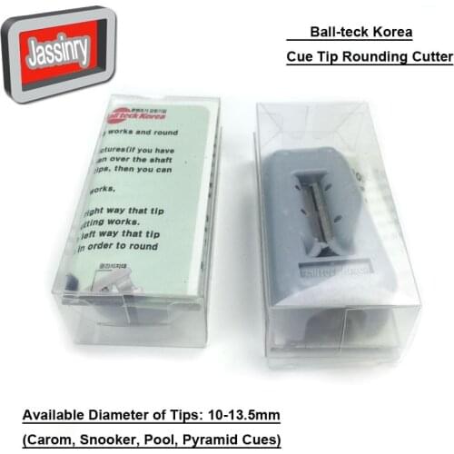Free shipping Original Ball-teck Korea Pool Billiards cue tip sharpener tool for 10-13.5mm tip rounding cutter