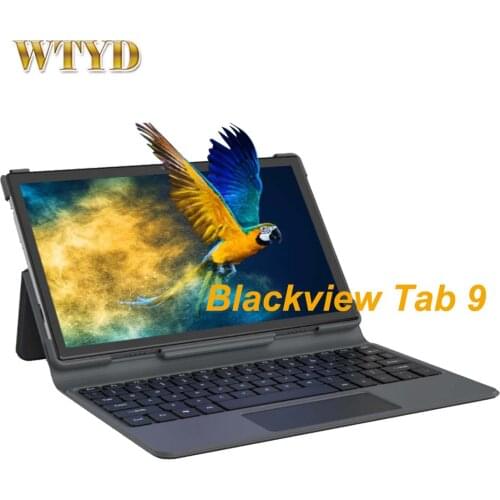 Original Blackview Tab 9 Tablet 10.1" 4GB 64GB Octa Core Android 10 4G Network 13MP Rear Camera 7480mAh Tablet PC Phone