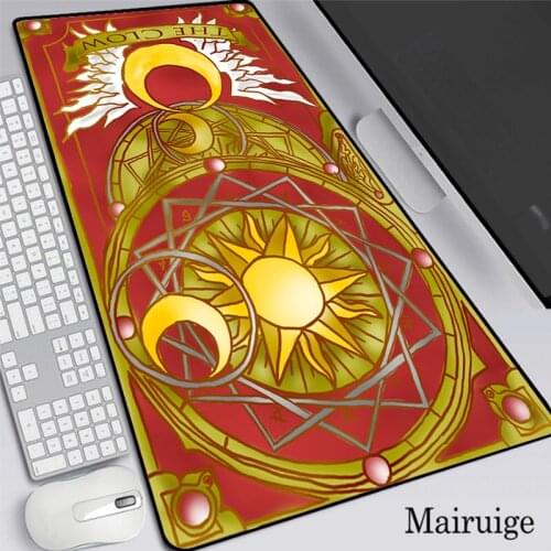 Card Captor Large Mouse Pad Extra Big Non-Slip Desk Pad Waterproof Desk Table Protector Gaming Mouse Mat for Game Office Work