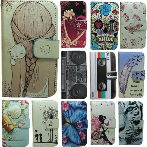 Haha UK US Camouflage Tape Player Butterfly Girl Flower Skull Bear OWL Ladybug Wolf Wallet Flip Case Cover For Oneplus 5 5T 6 6T