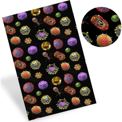 Cheerbows 22*30cm Printed Faux Leather Fabric Sheets For Hairbows Healthcare Synthetic PU Leather DIY Craft Home textile Sewing