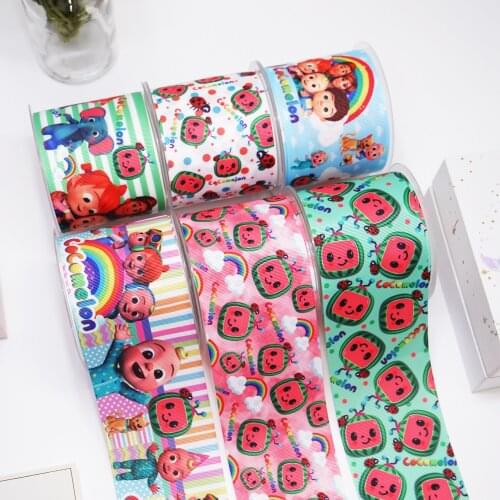DIY Cartoon Printed Grosgrain Ribbon For Craft Supplies Sewing Accessories 5 Yards, Planar Resins Mold 10 Pieces. 50116
