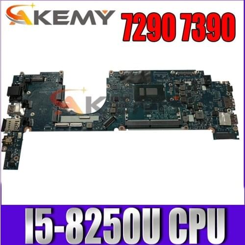 For Dell latitude 7290 7390 I5-8250U Laptop motherboard CN-0GGKXG 0GGKXG GGKXG DAZ20 LA-F312P tested well shipping