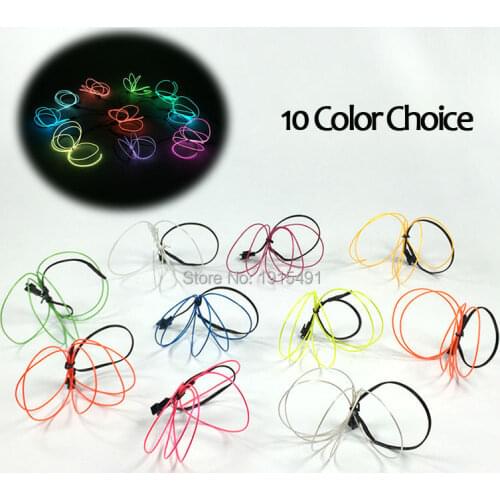 1.3mm 10 Color Choose 1-10Meters Car Interior Decorative Thread Flexible LED Strip Neon Light EL Wire Rope Tube+1 Piece Drives
