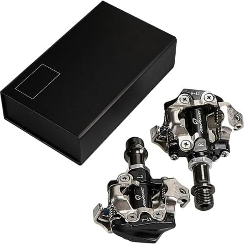 Top selling Mountain Bike Clipless Pedals Aluminum Alloy Compatible with Shimano SPD Cleats(Included)
