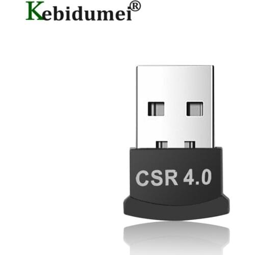 Kebidumei Mini Bluetooth CSR 4.0 Adapter Music Sound Transmitter Receiver Adapter USB Bluetooth Dongle Adapter For PC Computer