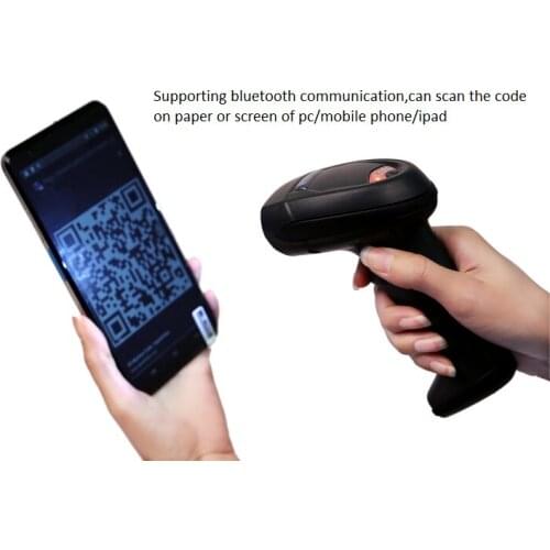 LS07B Bluetooth 2D /QR Barcode Scanner Reader, Wireless Barcode Reader Supporting Android and Windows