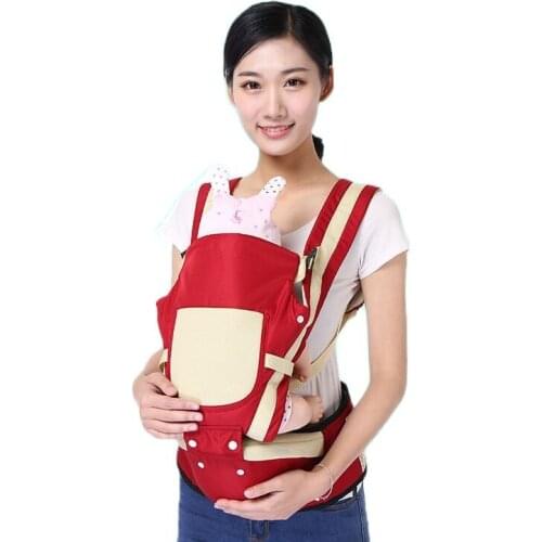 Three-in-one multi-function baby back baby belt cotton solid color safe soft back baby belt boys and girls seasons universal