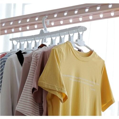 Multi-Function Wardrobe Magic Plastic Clothing Hanger Closet Space Saving Hange