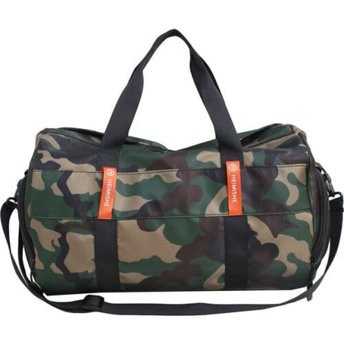 Online Celebrity Camouflage Business Trip Short Trip Travel Bag Womens Mens Shoulder Bag/ Hand Bag Shoes Bit Luggage Bag Large