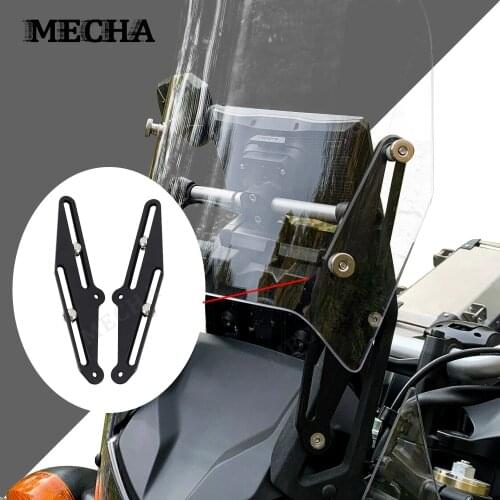 For YAMAHA TENERE 700 T700 T 700 Adjustable windshield bracket motorcycle windshield adjuster tenere700 Accessories Motorbike