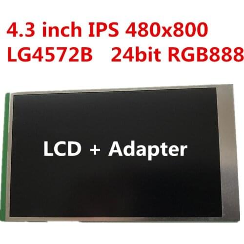 RGB interface 4.3 inch TFT LCD display module Capacitive Resistive touch panel 480*800 LG4572B driver STM32 Evaluation Board