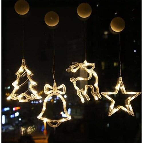 Usb Operated Christmas String Lights Led Elk Snowflakes Christmas Party Bruiloft Decoratie Verlichting Bedienen Twinkle lichten