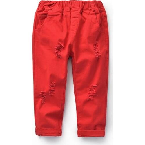 Ripped Jeans for Boys Skinny Toddler Boys Gloria Jeans 12 Years Kids 2018 Atummn Summer Baby Boy Jeans Pants Pattern Denim Pant