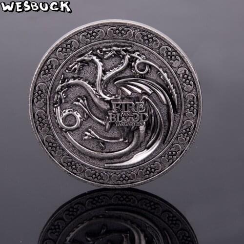 WesBuck Brand Fire and Blood House Belt Buckle