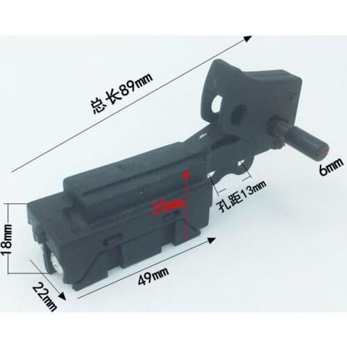 1PC Power Tool 255 Cut off Machine Mitre Saw on-Lock / Unlock Button SPST Trigger Switch