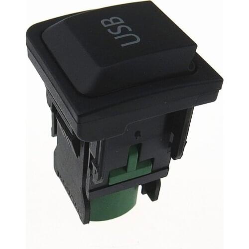 1Pcs Original RCD 510 Car USB Switch Plug For MK5 MK6 Golf MK5 MK6 Scirocco 5KD 035 726 A 5KD035726A 5KD 035 726A
