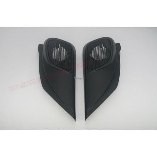 2pcs Car Door Tweeters Speakers Cover Panel Trim Kit For Honda CRV CR-V 2012 2013 2014