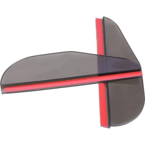 2pc Universal Car Rearview Mirror Eyebrow Rain Cover Shade Shield Sun Visor Auto Rearview Mirror Protector Car Styling Sticker