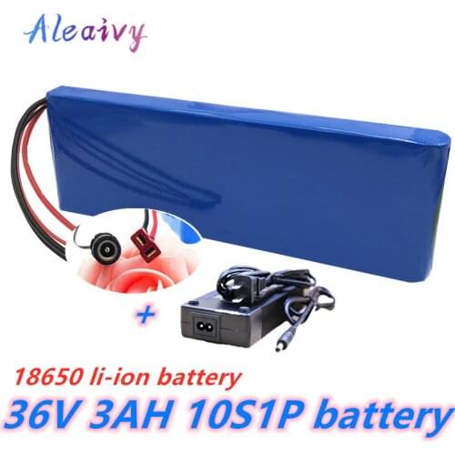 2020 New 36V Battery 10S1P 3Ah 42V 3200mah 18650 Lithium Ion Battery Pack Ebike electric car bicycle scooter 20A BMS 500W