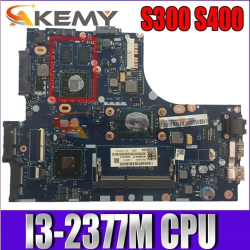 Akemy VIUS3 VIUS4 LA-8952P Rev 1.0 Laptop motherboard for Lenovo ideapad S300 S400 intel HD4000+Core i3-2377M DDR3