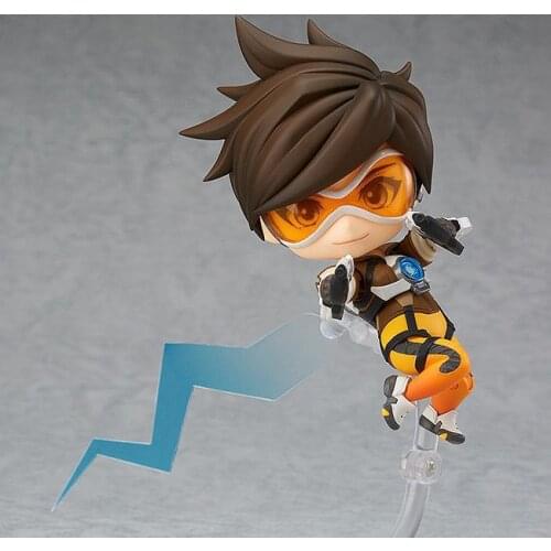 Anime Game OW Cute Kawaii Tracer 10cm Action Figure Toys
