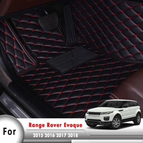 Car Floor Mats For Land Rover Range Rover Evoque 2015 2016 2017 2018 Custom Protector Rugs Carpets Auto Accessories