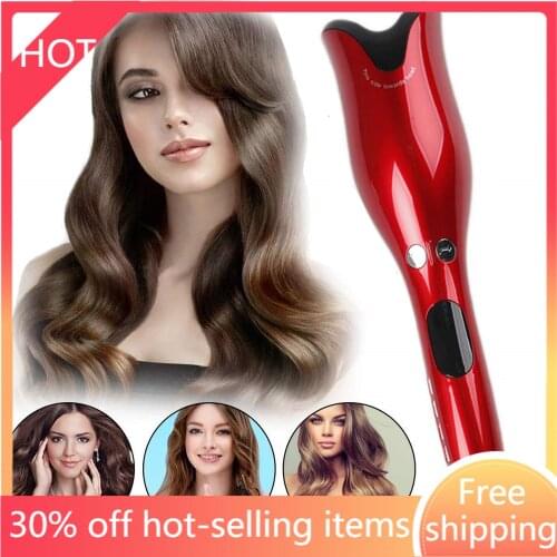 Cordless Hair Curler Automatic Wands Curling Irons Hair Curlers Machine Portable Ceramic Wireless Rechargeable Hair Curly Tools